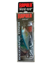 Load image into Gallery viewer, IRELAND • RAPALA Size 5 SHAD RAP Fishing Lure • HSR-5 HBSH HOLOGRAPHIC BLUE SHINER
