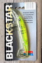 Load image into Gallery viewer, Rebel Lures BLACKSTAR Jointed Fishing Lure in Chartreuse Lime
