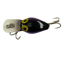 Charger l&#39;image dans la galerie, Top View of Original WEE WART Fishing Lure in PURPLE SCALE
