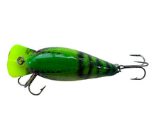 Charger l&#39;image dans la galerie, Top View of COTTON CORDELL 7800 Series BIG O Fishing Lure in NATURAL CHARTREUSE CRAW
