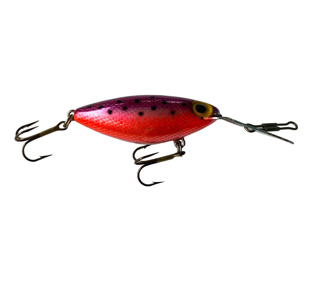 Right Facing View of  STORM LURES RATTLE TOT Fishing Lure in METALLIC PURPLE/RED SPECKS. Buy Online at Toad Tackle!