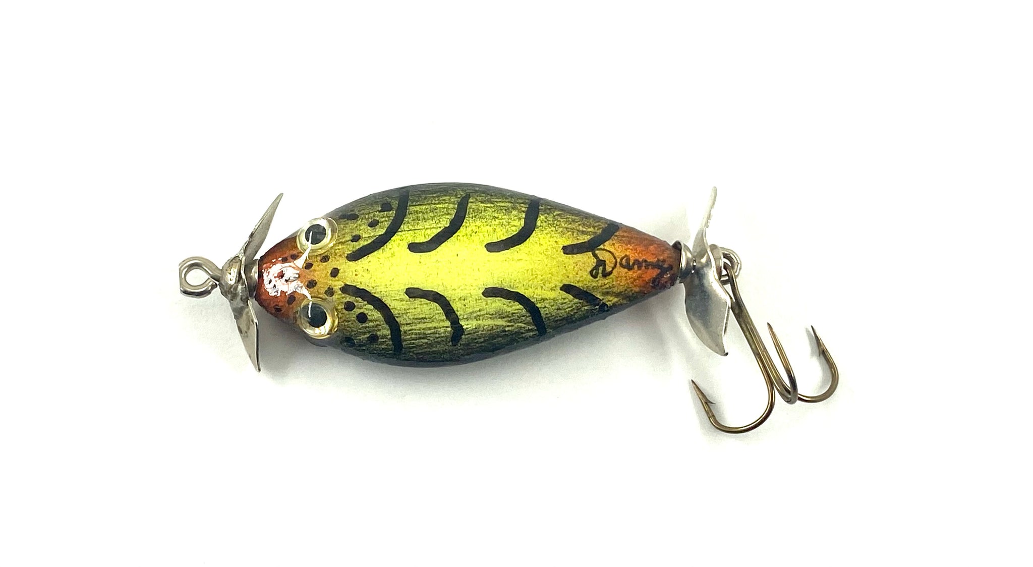 DANIEL CHEBRA Signed Bait • DANNY'S HAND CARVED LURES Balsa Fishing Lu –  Toad Tackle