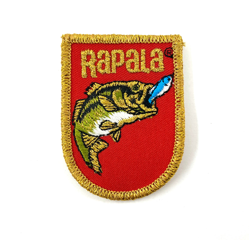 RAPALA Vintage Fighting Fish Advertising Patch