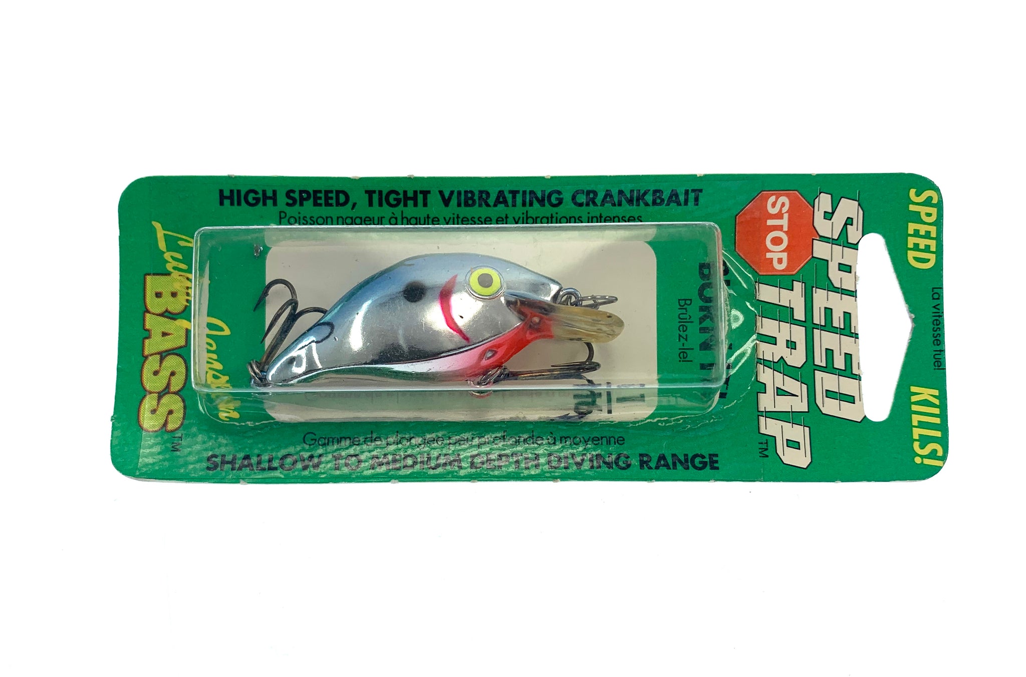 1/16 oz Luhr Jensen Bass SPEED TRAP Lure SILVER BLUE BACK – Toad