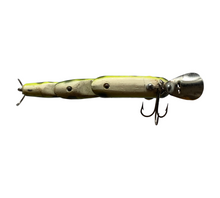 Load image into Gallery viewer, Belly View of The GEN-SHAW BAIT Vintage Fishing Lure in FROG
