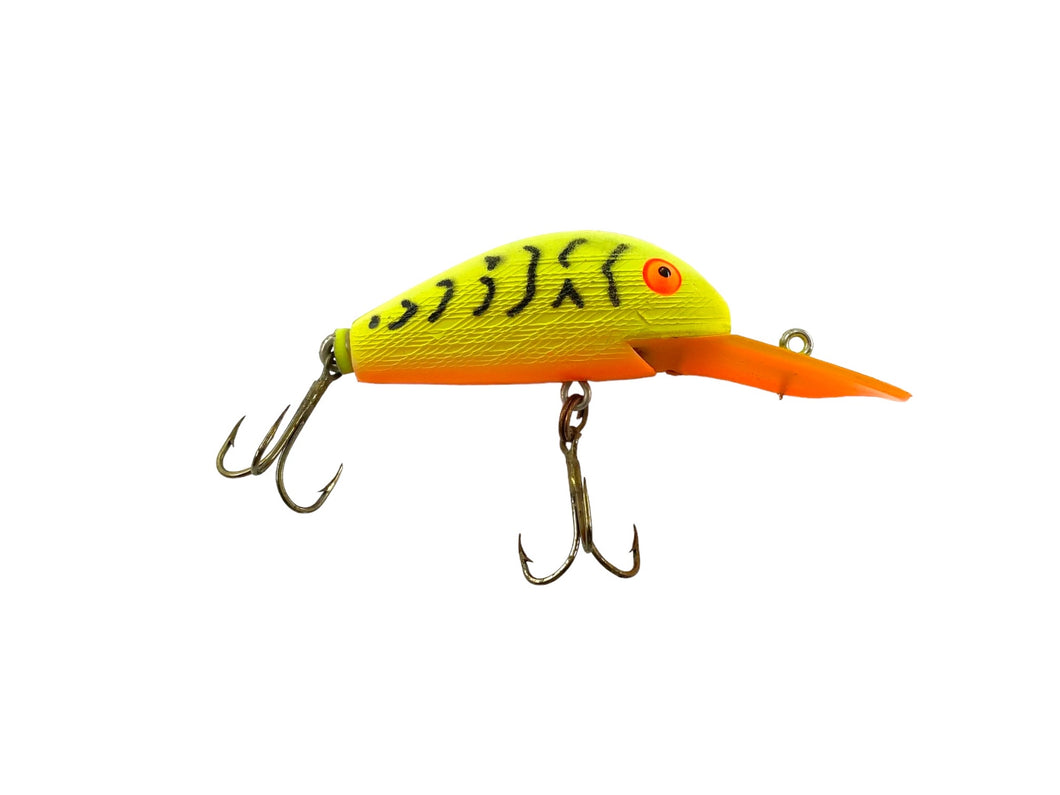 SPECIAL PRODUCTION • Rebel Lures SUPER R w/ Painted Lip Fishing Lure • DR-2026 COB CHARTREUSE ON BODY