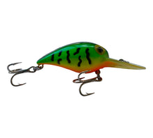 Load image into Gallery viewer, Right Facing View of STORM SUSPENDING WIGGLE WART Fishing Lure with Belly Stamp in HOT TIGER
