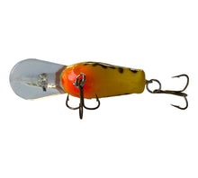 Load image into Gallery viewer, Belly View of BANDIT LURES 1100 SERIES Old Fishing Lure in SPRING CRAYFISH YELLOW
