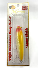 Load image into Gallery viewer, Bass Pro Shops • XPS BALSA FISHING LURE with 3D Eyes • YELLOW SHORE
