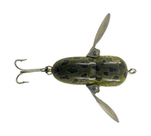 Load image into Gallery viewer, Toad Tackle • ToadTackle.net • ToadTackle.co • ToadTackle.us • Vintage Antique Discontinued Fishing Lures • Vintage Heddon Tiny Crazy Crawler Fishing Lure • Natural Frog
