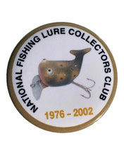 Load image into Gallery viewer, Additional View of NFLCC 1976-2002 Anniversary Show Pin HEDDON HI-TAIL
