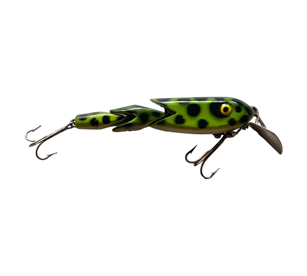 The Gen-Shaw Bait Company GEN-SHAW BAIT Vintage Articulated Fishing Lure • FROG