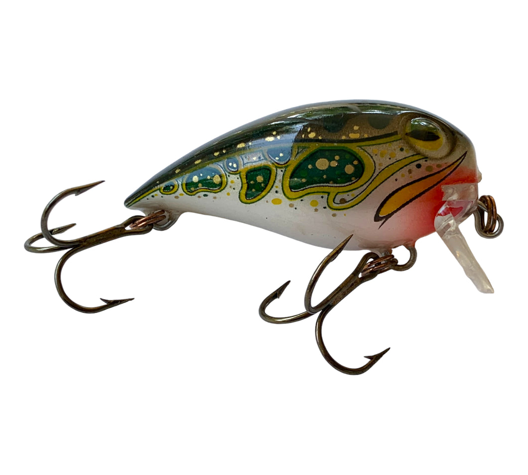 Right Facing View of STORM LURES Size 7 SUBWART Fishing Lure in GREEN FROG. For Sale Online at Toad Tackle.