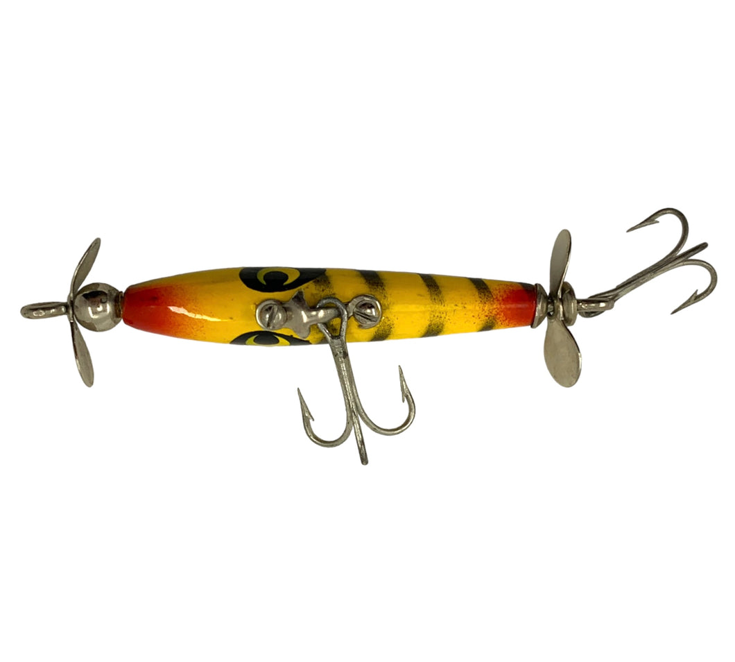 Belly View of SMITHWICK RACE HORSE WOOD Fishing Lure in YELLOW & BLACK STRIPER