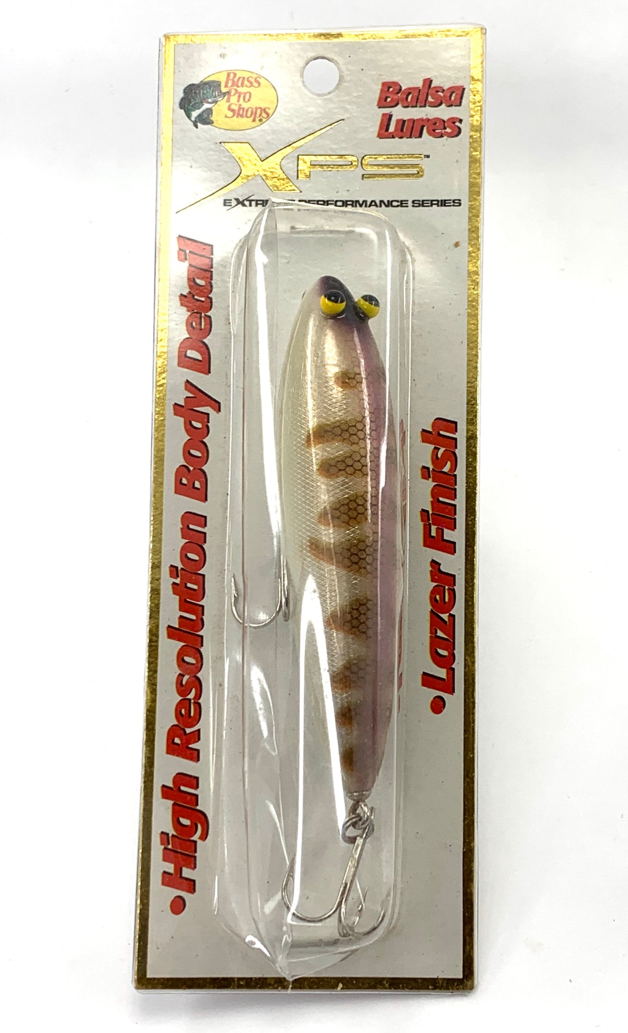Bass Pro Shops • XPS BALSA FISHING LURE with 3D Eyes • BROWN – Toad Tackle