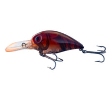 Load image into Gallery viewer, Left Facing View of STORM LURES MAGNUM WIGGLE WART Fishing Lure in PHANTOM BROWN CRAYFISH
