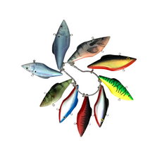 Load image into Gallery viewer, SALESMAN SAMPLE RING • BERKLEY FRENZY RATTL&#39;R LIPLESS CRANKBAIT • Rattle Trap Type Fishing Lures
