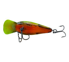 Load image into Gallery viewer, Bottom View of COTTON CORDELL 7800 Series BIG O Fishing Lure in NATURAL CHARTREUSE CRAW
