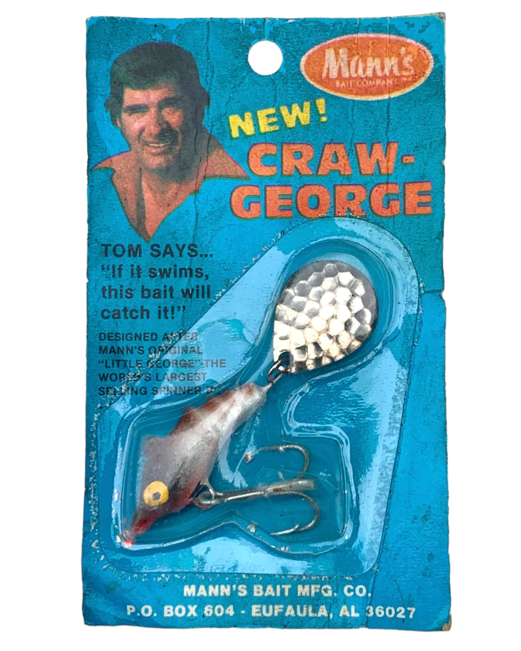Vintage MANN'S BAIT COMPANY CRAW-GEORGE Fishing Lure – Toad Tackle