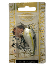 Cargar imagen en el visor de la galería, Front Package View of LUCKY CRAFT RC 0.5 CRANK &quot;Silent&quot; Fishing Lure in SEXY CHARTREUSE SHAD
