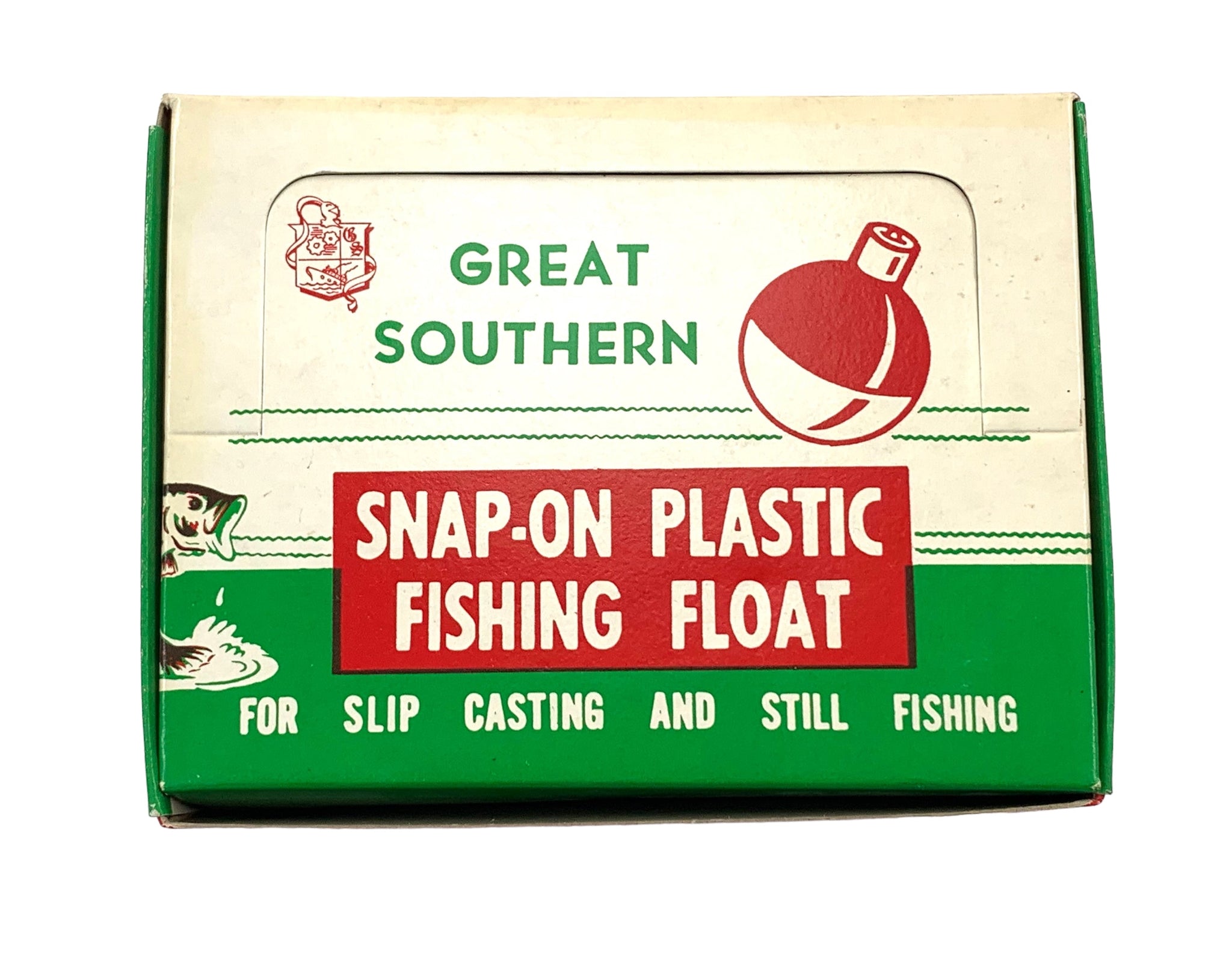 Dealer Box of 1 Dozen GREAT SOUTHERN Snap-On Plastic Fishing Floats • –  Toad Tackle