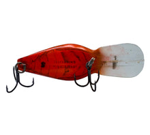 Load image into Gallery viewer, Belly View of Belly Stamped Pre Rapala STORM LURES SUSPENDING WIGGLE WART Fishing Lure in NATURISTIC RED CRAYFISH
