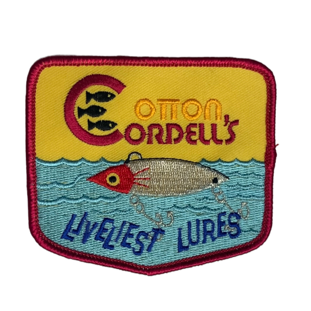 COTTON CORDELL'S LIVELIEST LURES Vintage Patch