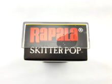 Load image into Gallery viewer, Sealed Box End View of Rapala Skitter Pop Fishing Lure in PINFISH
