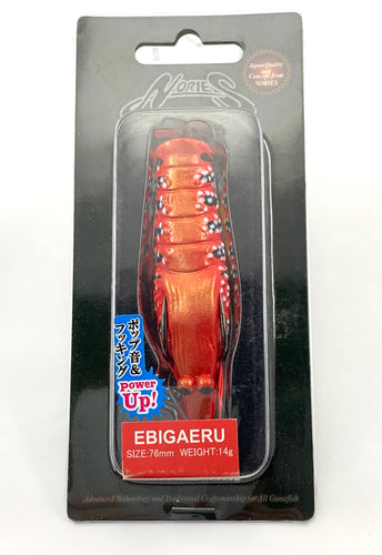 Front Package View of NORIES High Performance Topwater Fishing Lures • EBIGAERU Popper.