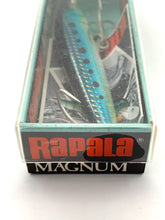 Load image into Gallery viewer, Sealed Box End View of RAPALA MAGNUM 9 Fishing Lure in SARDINE
