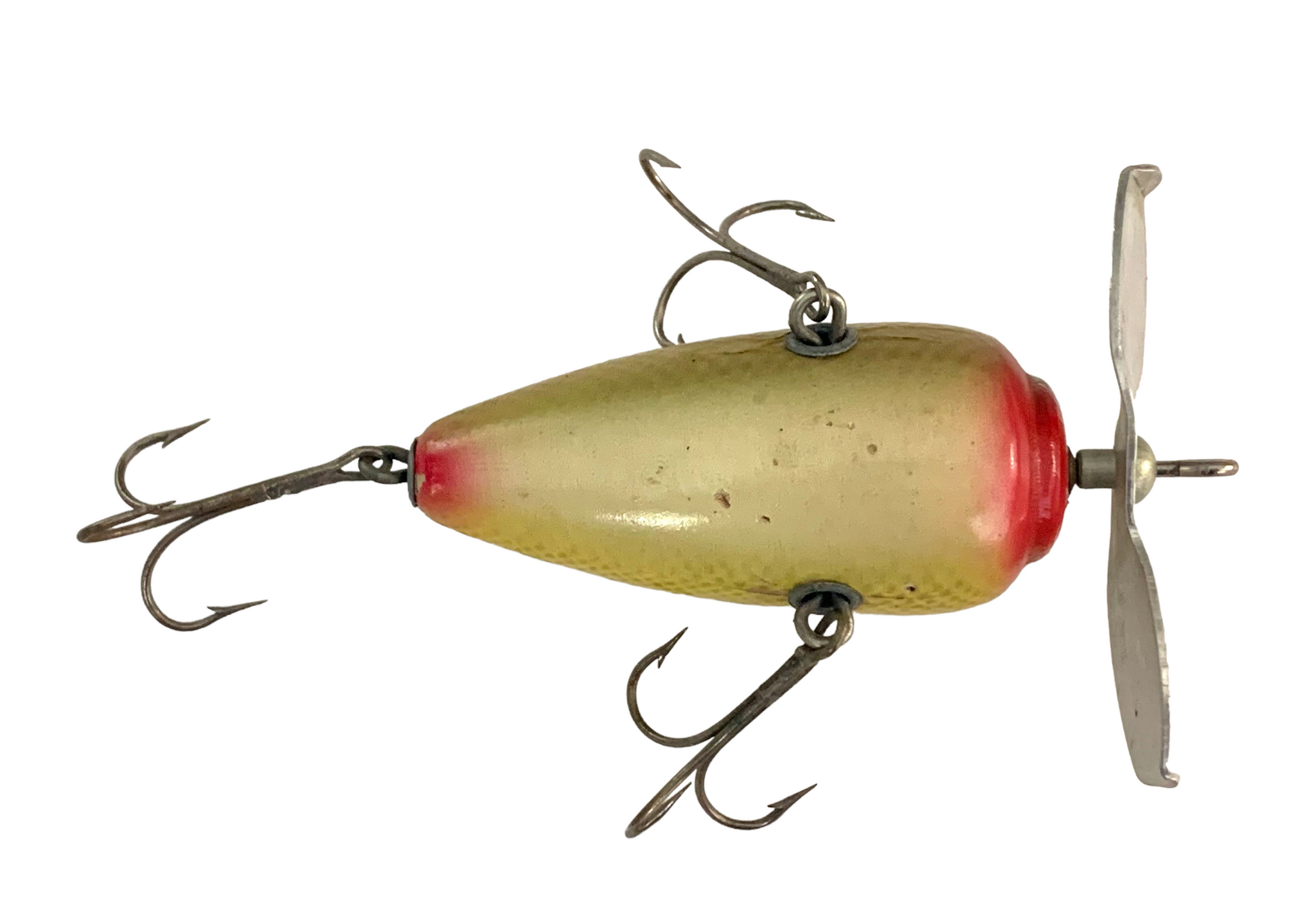 barney fishing lure Jim Donaly • McCagg's BARNEY Wood Lure • SCALE (PERCH)