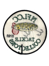 Load image into Gallery viewer, Back Patch View of  NFLCC National Fishing Lure Collector&#39;s Club Patch • 1993 FRED ARBOGAST JITTERBUG
