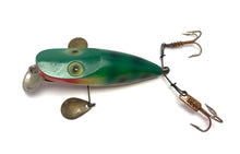 Load image into Gallery viewer, Vintage Makinen Tackle Company WonderLure Fishing Lure • 0-10-B GREEN FROG
