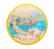 Load image into Gallery viewer, Back View of NORTHWOODS FISHING CLUB RHINELANDER, WISCONSIN Musky Patch
