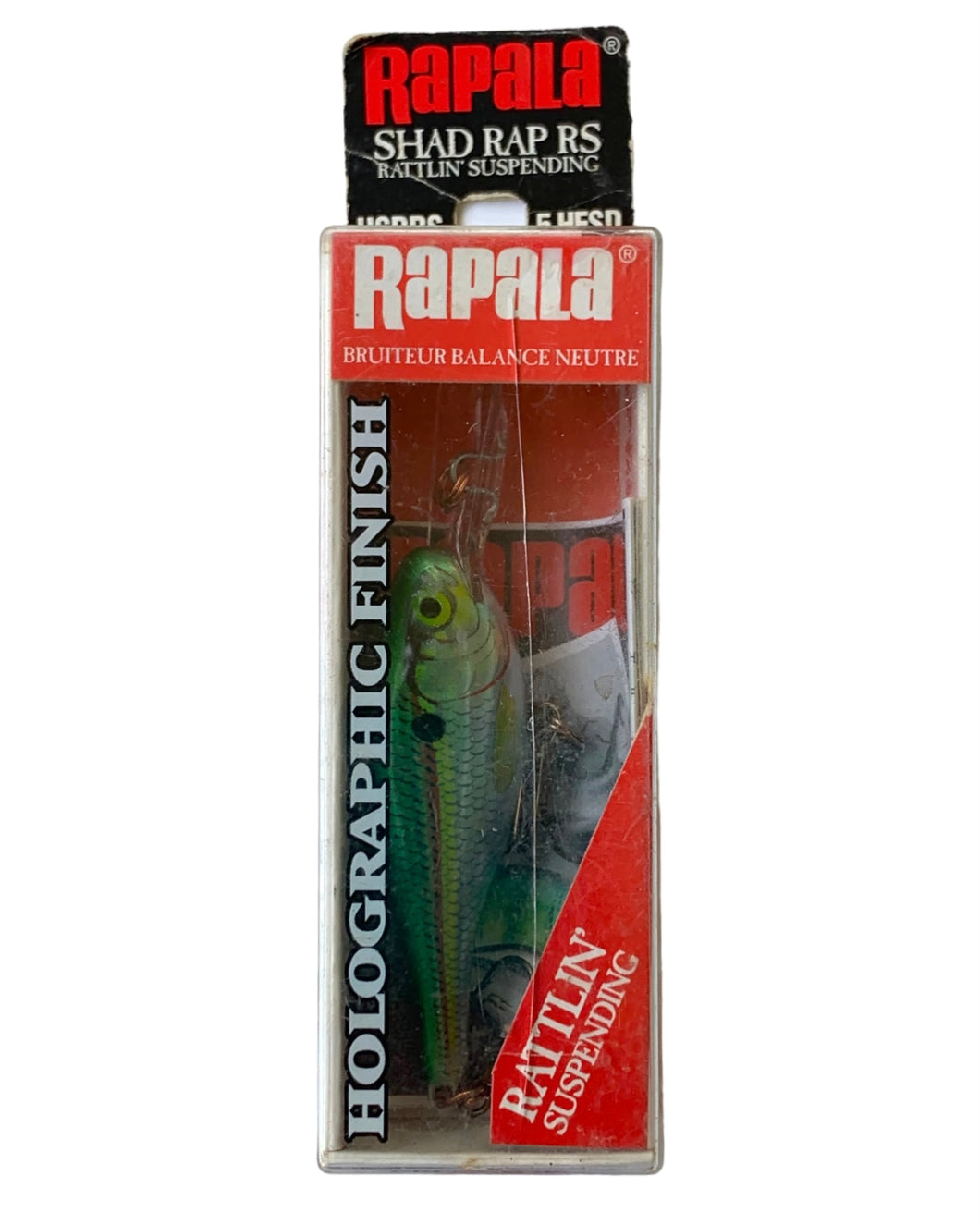 HOLOGRAPHIC FINISH • RAPALA SHAD RAP RS RATTLIN SUSPENDING Fishing Lure • HSRRS-5 HESD HOLOGRAPHIC EMERALD SHAD