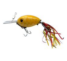 Load image into Gallery viewer, Antique Fred Arbogast 5/8 oz ARBO-GASTER Fishing Lure • LUMINOUS YELLOW COACHDOG
