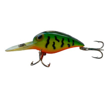 Load image into Gallery viewer, Left Facing View of STORM SUSPENDING WIGGLE WART Fishing Lure with Belly Stamp in HOT TIGER
