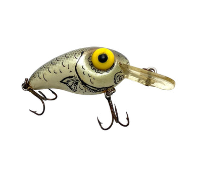 Right Facing View of Vintage Heddon Popeye Hedd Hunter Fishing Lure in NATURAL SHAD