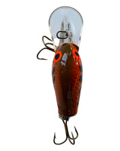 Load image into Gallery viewer, Top View of BANDIT LURES 1100 SERIES Old Fishing Lure in SPRING CRAYFISH YELLOW
