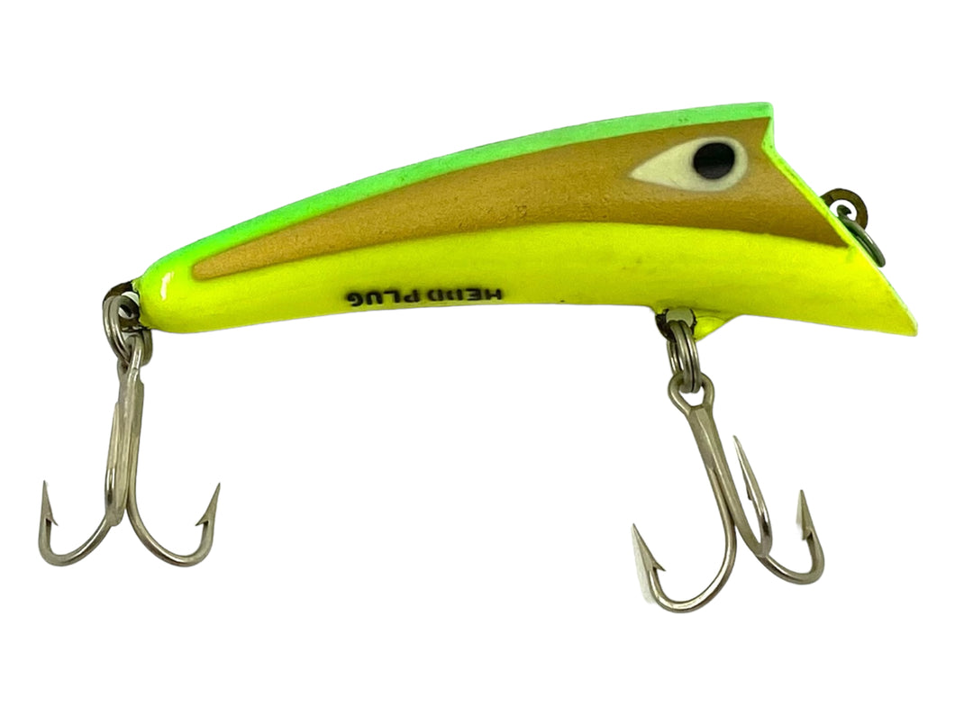 HEDDON HEDD PLUG 8800 Series Fishing Lure • FY YELLOW/GREEN FLUORESCENT aka CHARTREUSE MULLET