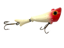 Load image into Gallery viewer, BROOK&#39;S BAITS Jointed Topwater Popper Fishing Lure • J506 RED HEAD
