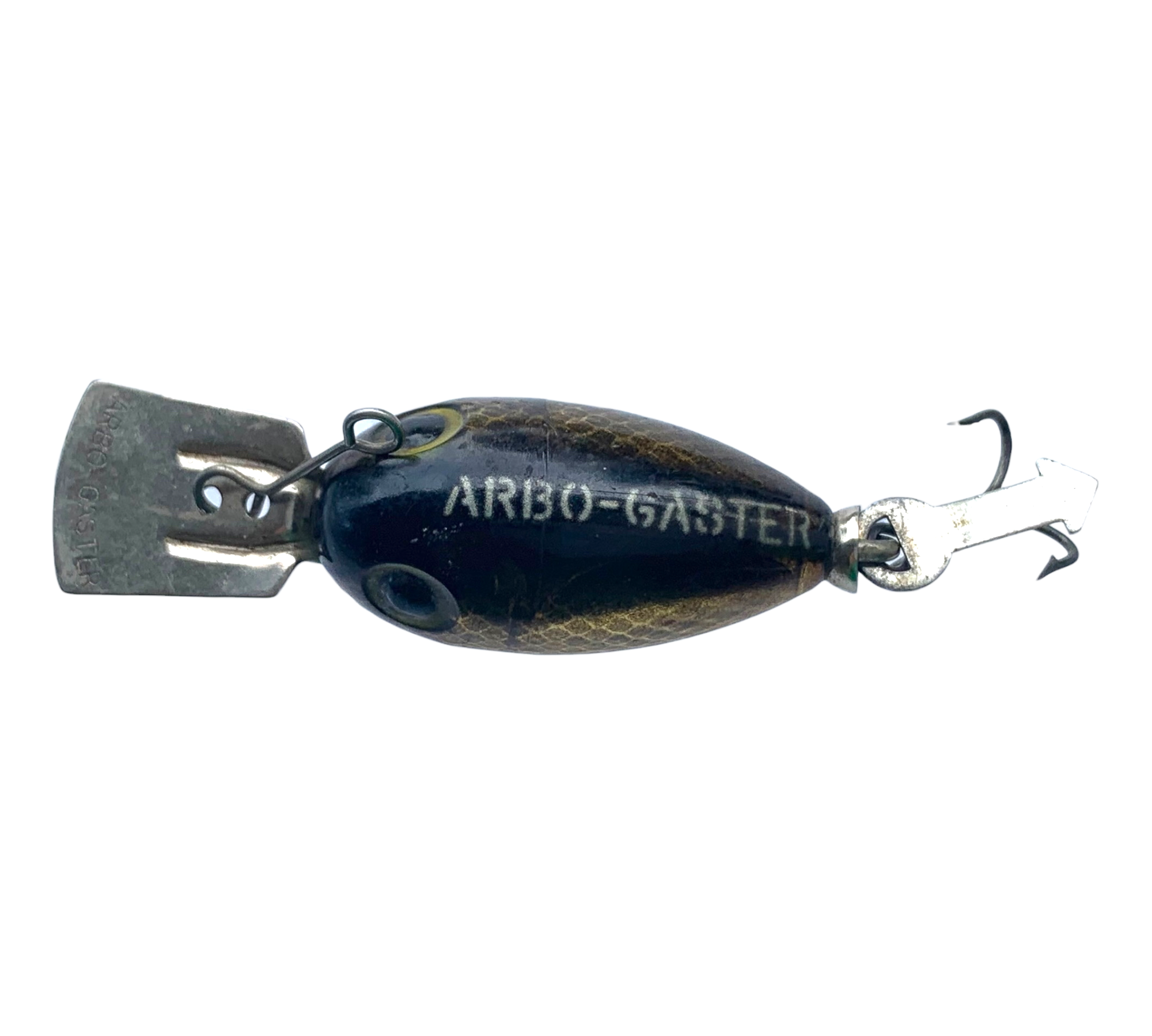REFLECTOR SERIES • Antique Fred Arbogast 1/8 oz ARBO-GASTER Fishing Lure • BROWN/BLACK SCALE REFLECTOR SERIES • Antique Fred Arbogast 1/8 oz ARBO-GASTER Fishing Lure • BROWN/BLACK SCALE
