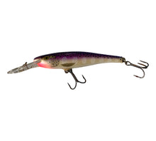 Load image into Gallery viewer, Left Facing View of RAPALA LURES MINNOW RAP Fishing Lure in PURPLE DESCENT
