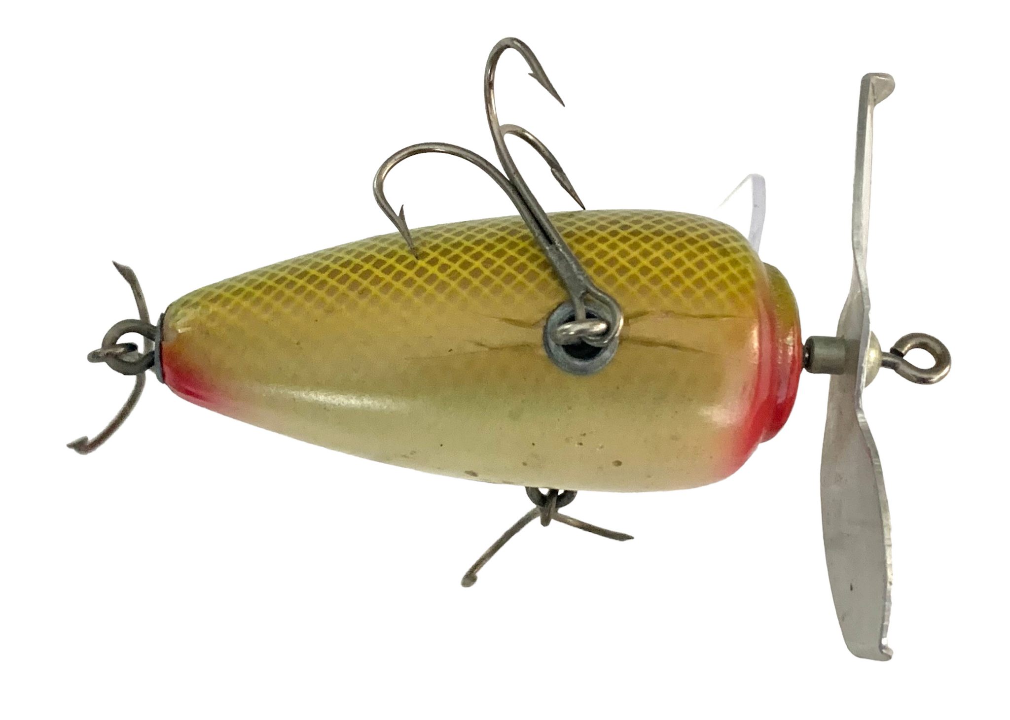 Jim Donaly • McCagg's BARNEY Wood Lure • SCALE (PERCH) – Toad Tackle