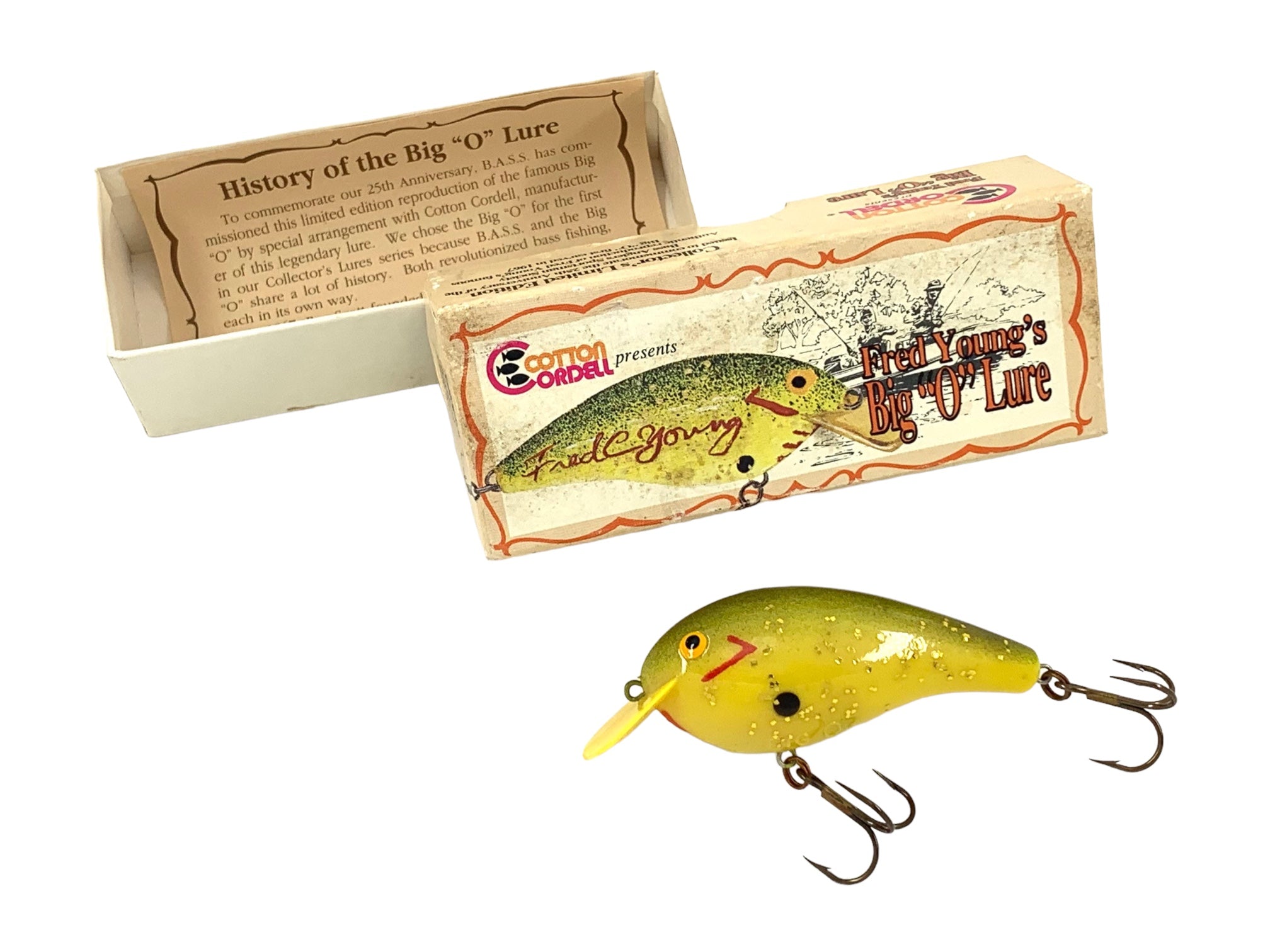 Vintage Cotton Cordell Crawfish Big O Lure For Sale