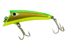 Load image into Gallery viewer, HEDDON HEDD PLUG 8800 Series Fishing Lure • FY YELLOW/GREEN FLUORESCENT aka CHARTREUSE MULLET
