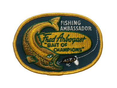 Fred Arbogast Bass Jitterbug Fishing Lure Patch
