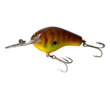 Load image into Gallery viewer, Left Facing View of BAGLEY BAIT COMPANY Diving B 2 Fishing Lure in DARK CRAYFISH on CHARTREUSE. Available at Toad Tackle.
