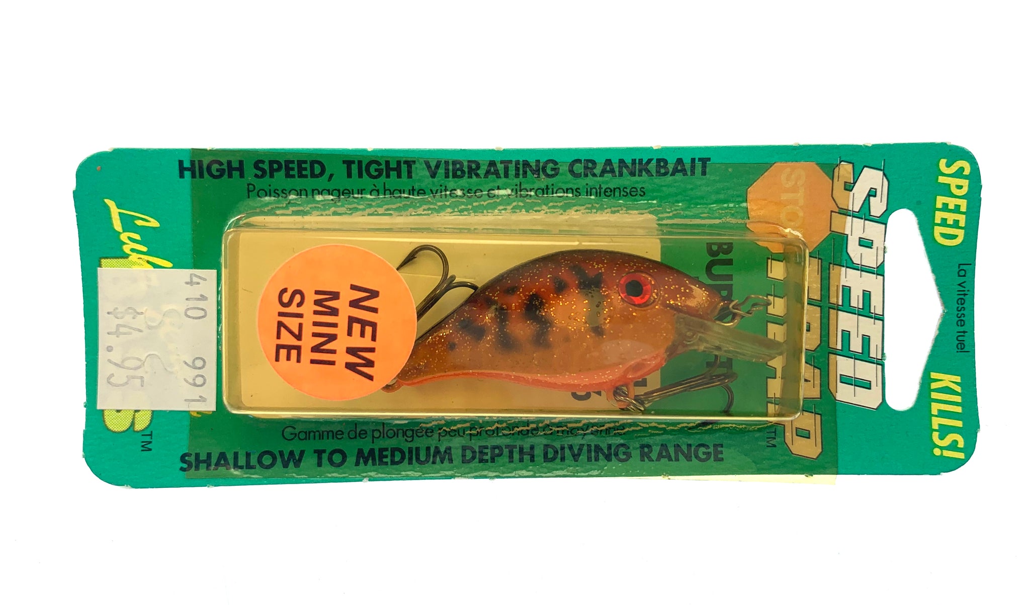 1/16 oz Luhr Jensen SPEED TRAP Fishing Lure CRYSTAL CRAWDAD – Toad Tackle