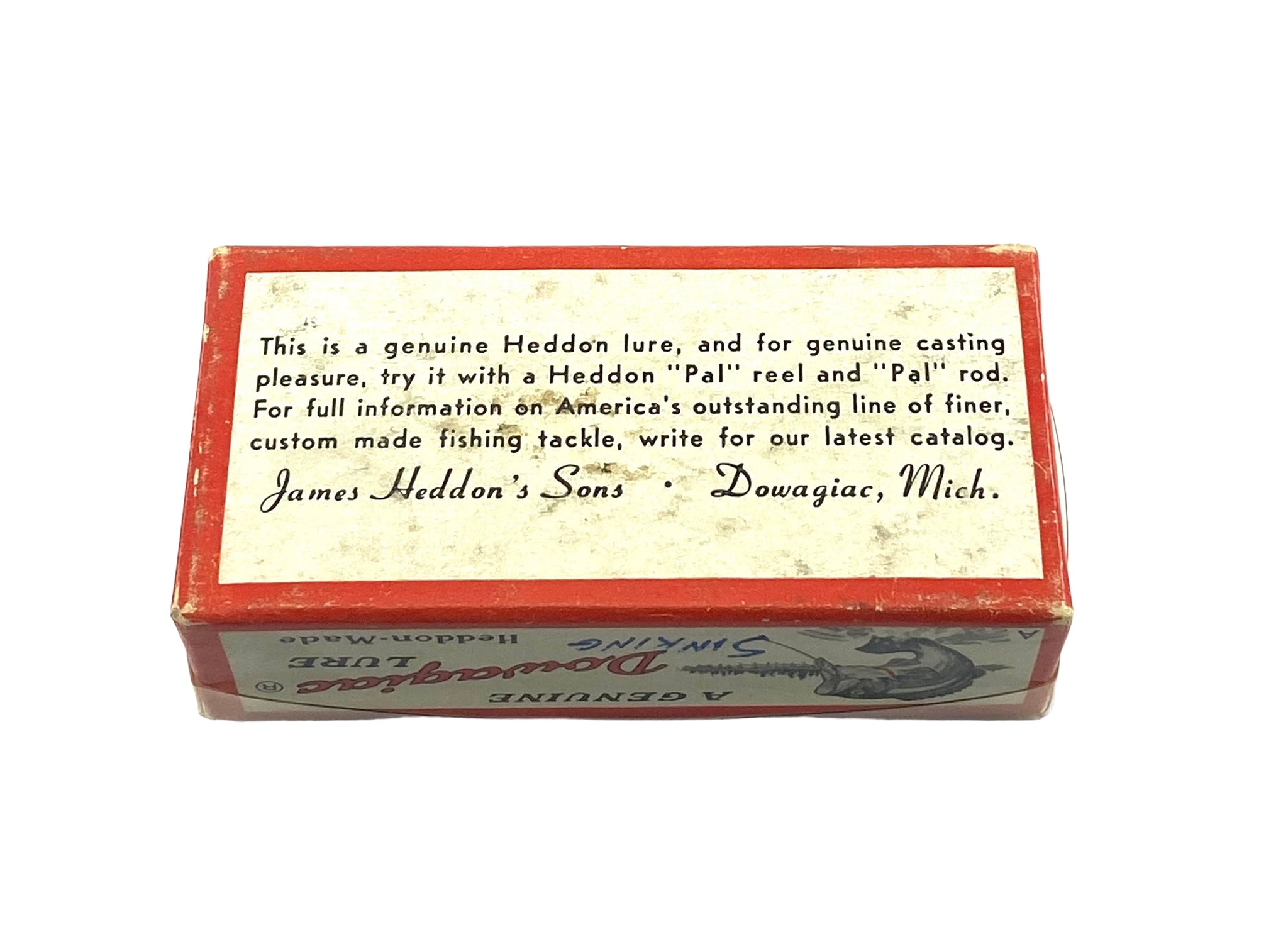 Vintage HEDDON Tiny Spook Fishing Lure w/ Original Box • SUNFISH – Toad  Tackle